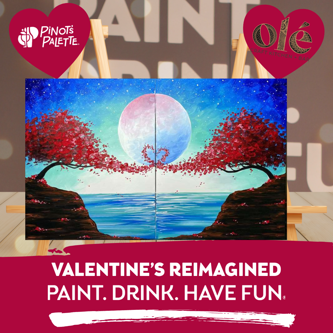 🎨🍹 Paint & Sip at Ole Craft Kitchen & Bar - Special Valentine's Brunch 